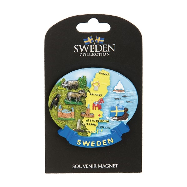 Magnetkort over Sverige