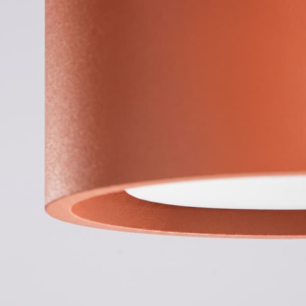 Taklampa MODO 3 röd ockra Gx53 Red