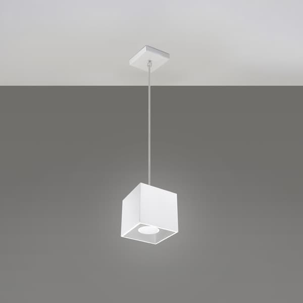 Pendel lampa QUAD 1 vit White