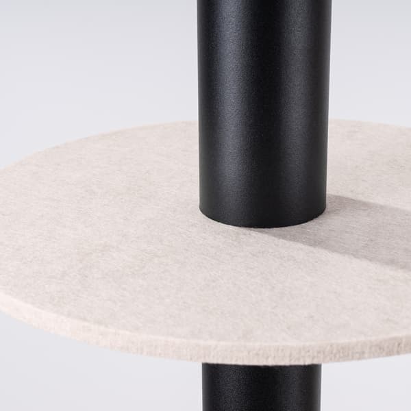 Taklampa PELTA 1 svart/beige Multicolor