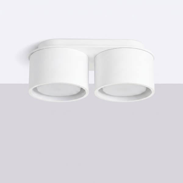 Taklampa MODO 2 vit Gx53 White