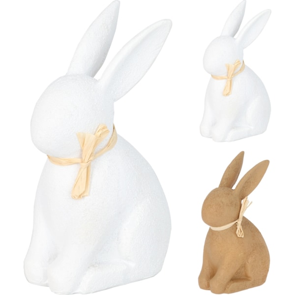 Påskhare Vit 17 cm Vit