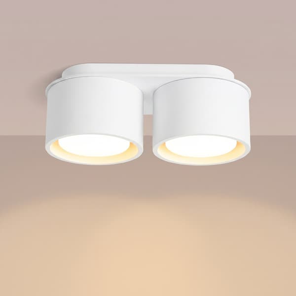Taklampa MODO 2 vit Gx53 White