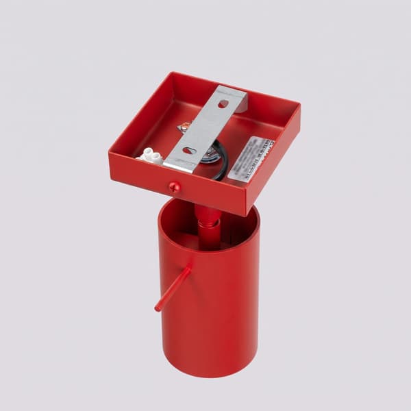 Vägglampa RING röd Red