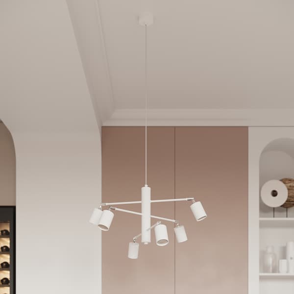 Taklampa LEMMI 4L vit White