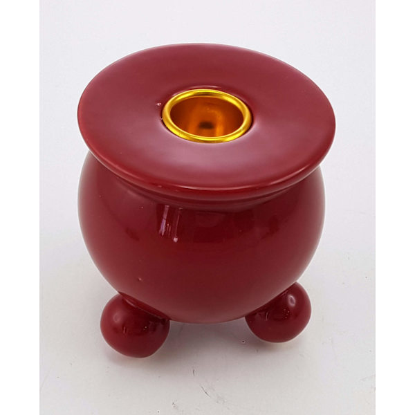 Ljusstake Jul Kula 13 cm Red