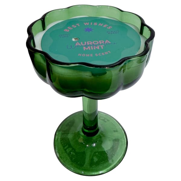 Doftljus Aurora Mint Cocktailglas 13 cm Green Aurora Mint