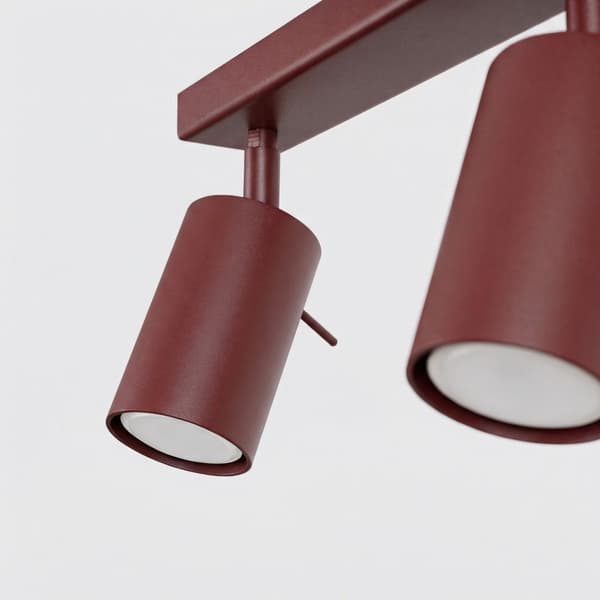Taklampa RING 2 vinröd burgundy