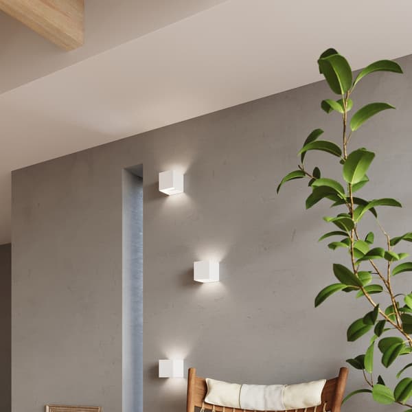 Vägglampa LUCA vit LED IP54 White