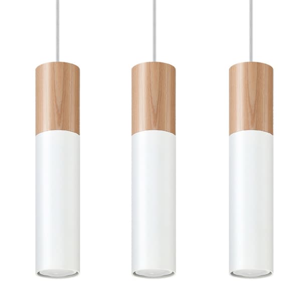 Pendel lampa PABLO 3 vit White
