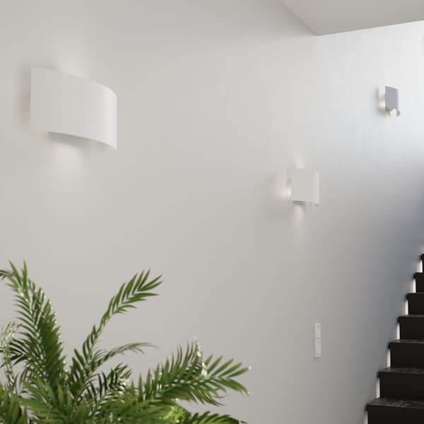 Vägglampa MAGNUS vit White
