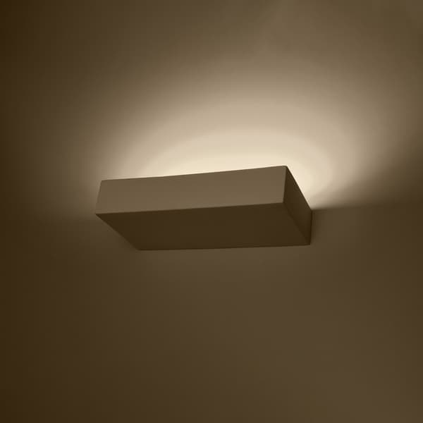 Vägglampa keramik TAUGAN Vit