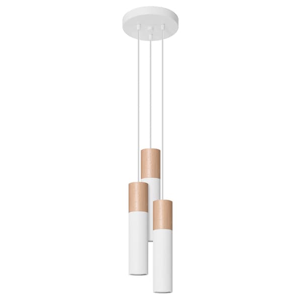 Pendel lampa PABLO 3P vit Vit