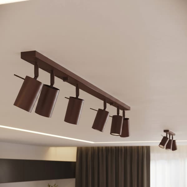 Vägglampa RING brun Brown