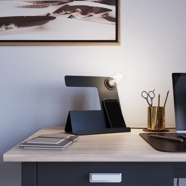 Pendel lampa TULIP svart Black