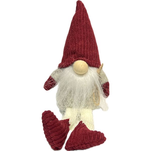 Tomte Herr Fru 14 cm White Herr