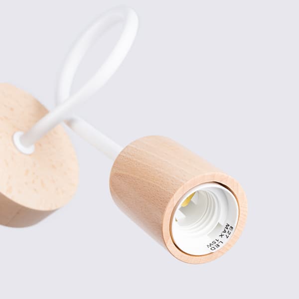 Vägglampa EMBER vit White