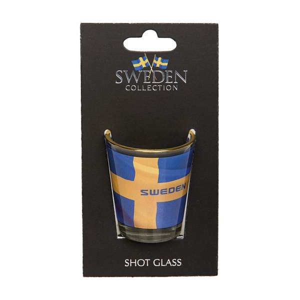 Shotglas Vajande flagga Sverige