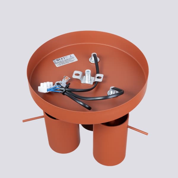 Taklampa RING 3P röd ochra Red