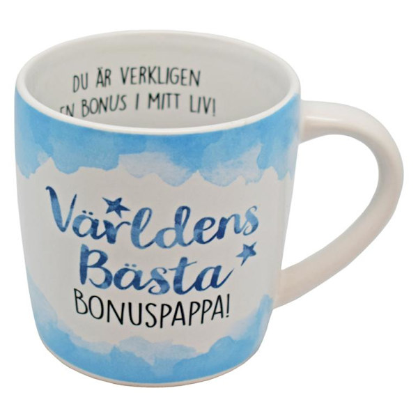 Mugg VÄRLDENS BÄSTA BONUSPAPPA Multicolor