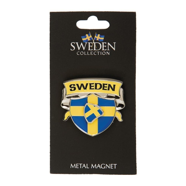 Magnet Souvenir Sköld multifärg