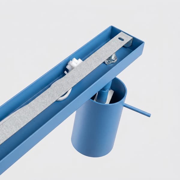 Taklampa RING 3L azurblå Light blue