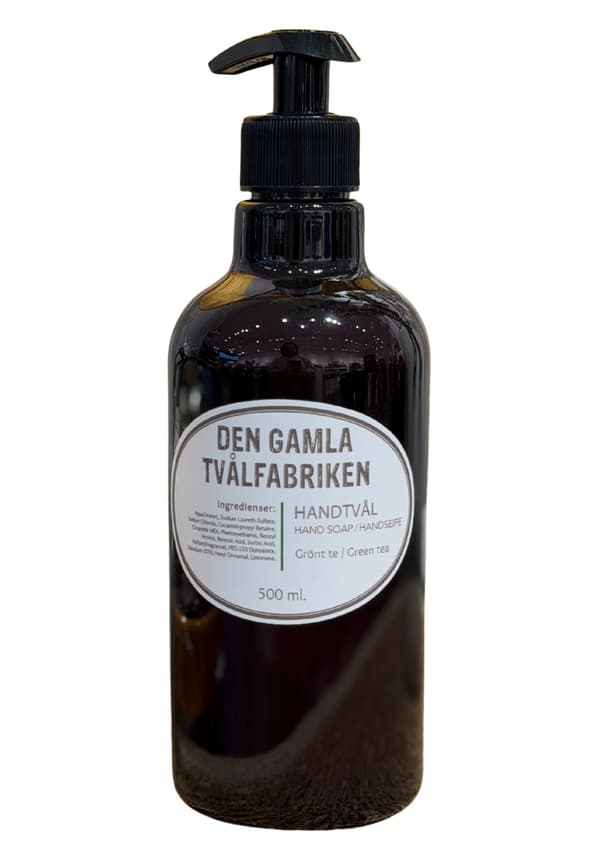 Tvål med pump Grönt Te 500 ml Brown