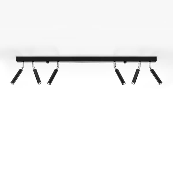 Taklampa EYETECH 6 svart Black