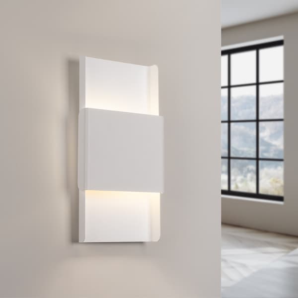 Vägglampa DURLIN vit White
