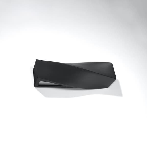 Vägglampa keramik SIGMA svart Black