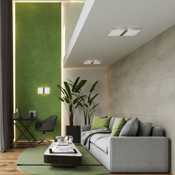 Taklampa AZALIA Chrome
