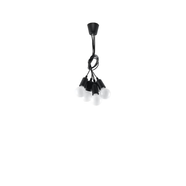 Pendel lampa DIEGO 5 svart Black