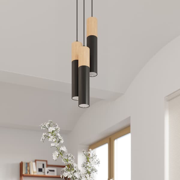 Pendel lampa PABLO 2 svart Black