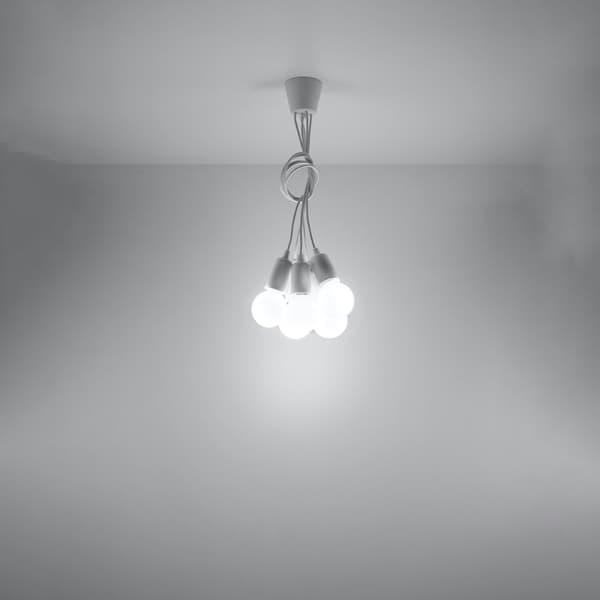 Pendel lampa DIEGO 5 vit White