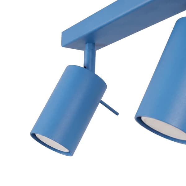 Taklampa RING 4L azurblå Light blue
