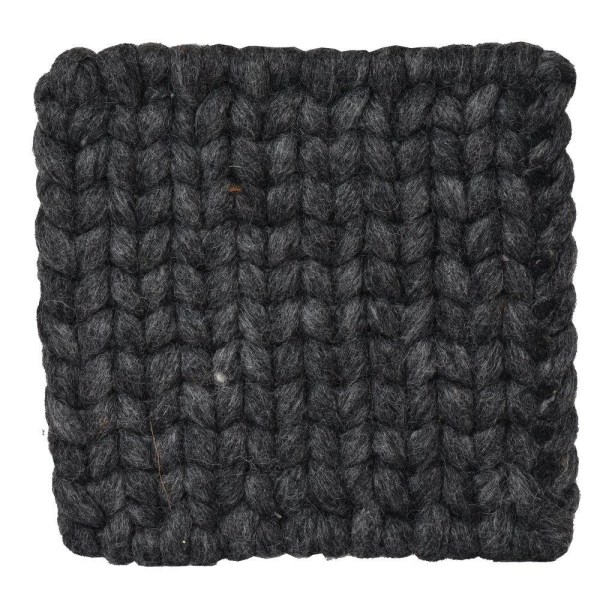 Coaster Wool Tummanharmaa 18 cm Dark grey