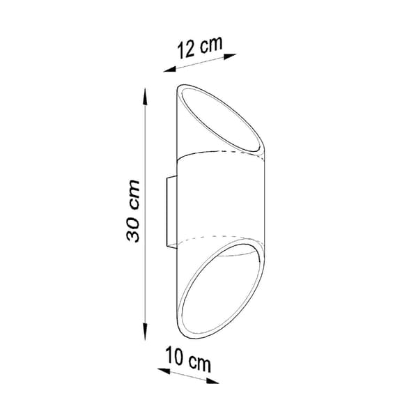 Vägglampa PENNE 30 vit White