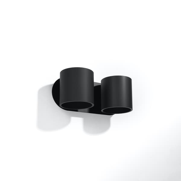 Vägglampa ORBIS 2 svart Black
