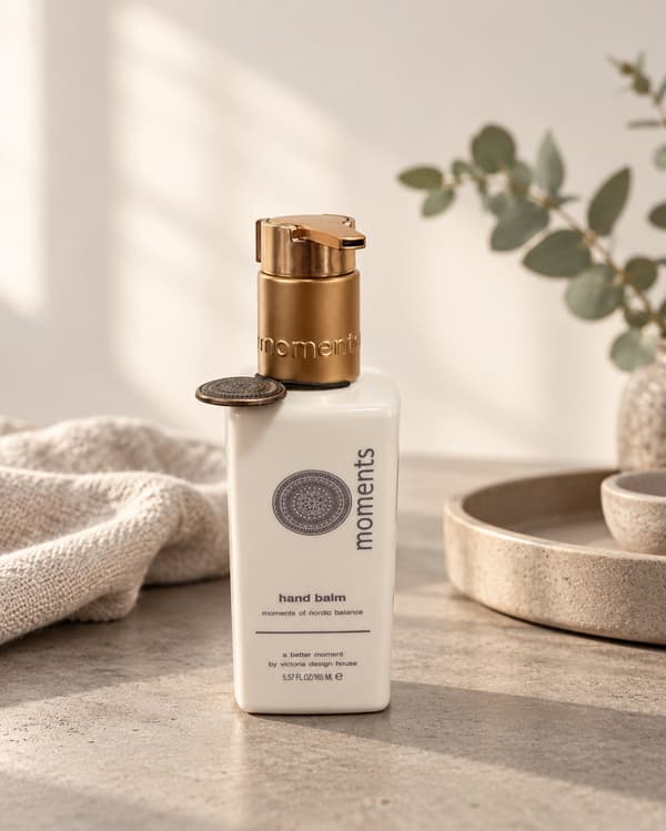 Lotion hand med pump Moments Nordic Balance 165 ml Beige