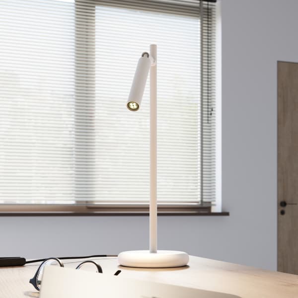 Bordslampa PASTELO vit White