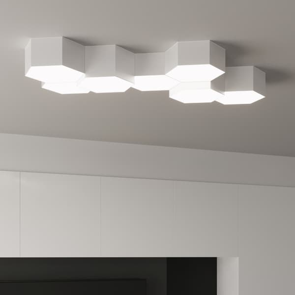 Taklampa SUNDE 11 vit White