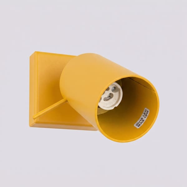 Vägglampa RING gul Yellow