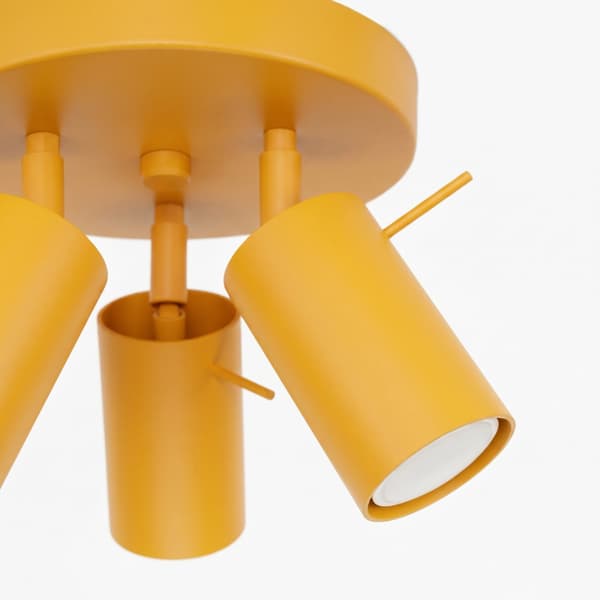 Taklampa RING 3P gul Yellow