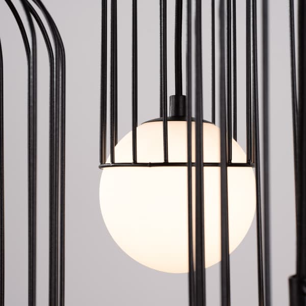 Pendellampa BRINA 3P svart Black