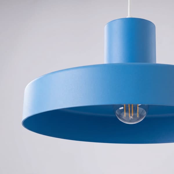 Pendellampa BILO azurblå Light blue