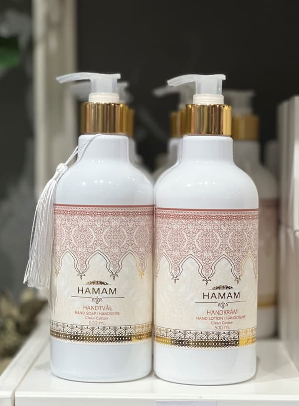 Käsivoide pumpulla Clean Cotton 500ml White