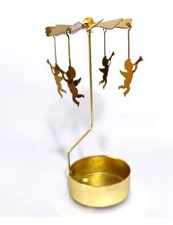 Änglaspel Metall Guld 14 cm Gold