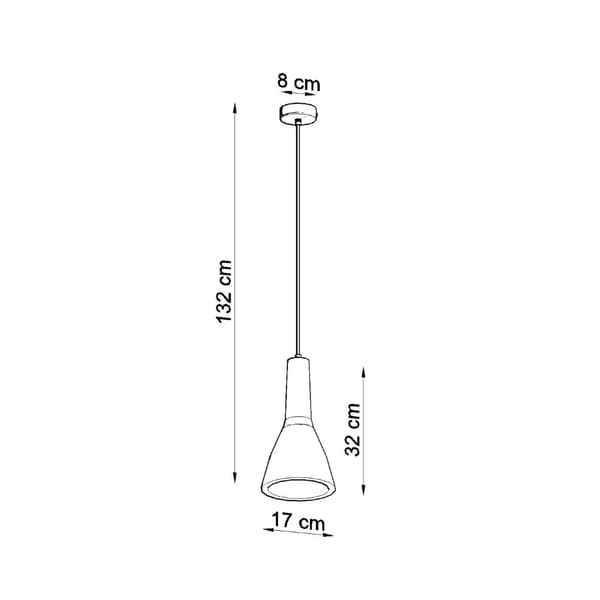 Hängande lampa EMPOLI Grey