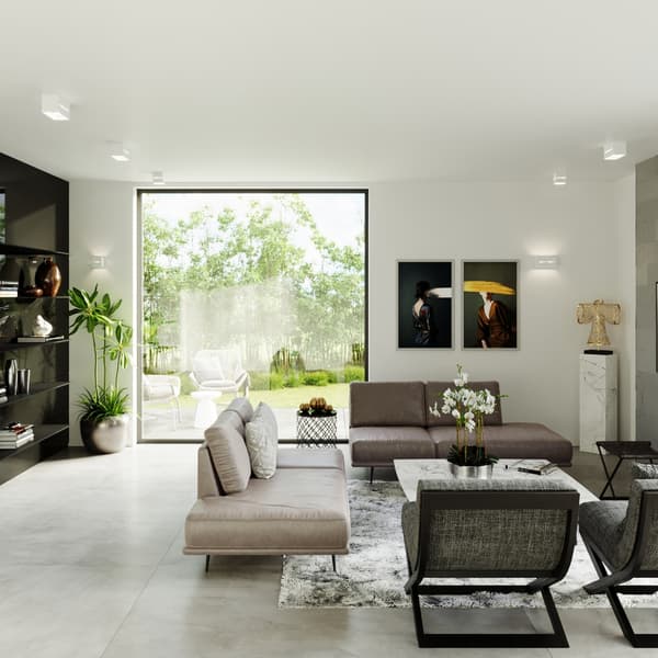 Taklampa LOBO vit White