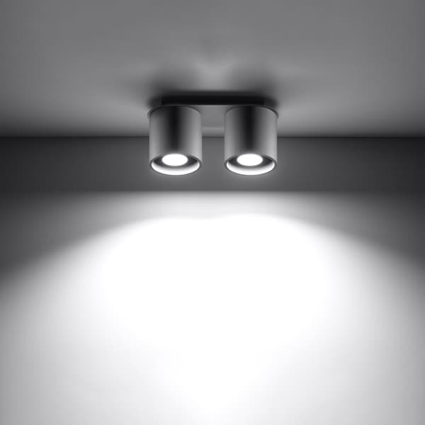 Taklampa ORBIS 2 grå Grey